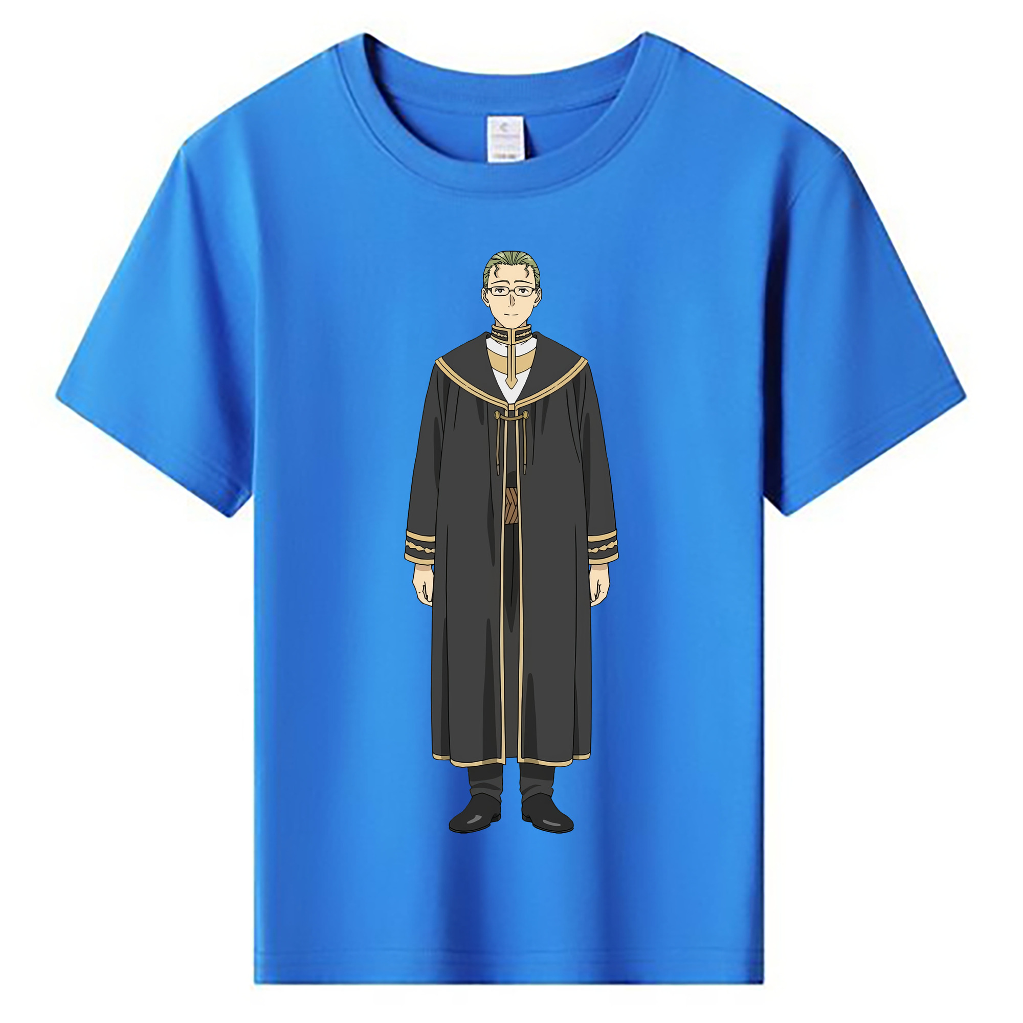 （画像用） 葬送のフリーレン Frieren 綿100％キッズTシャツ（フロントプリント）